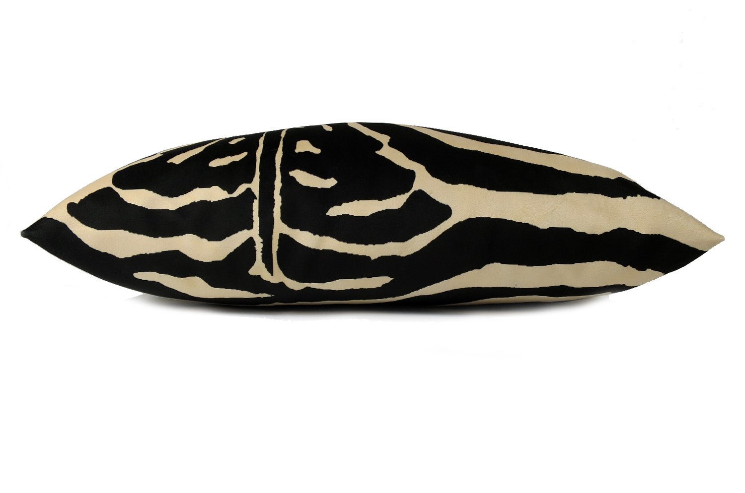 The Zebra スペイン製 起毛スエード調 ゼブラ柄クッション ブラウン 50×32cm 中材付 - HOUSE OF JAPAN Shop