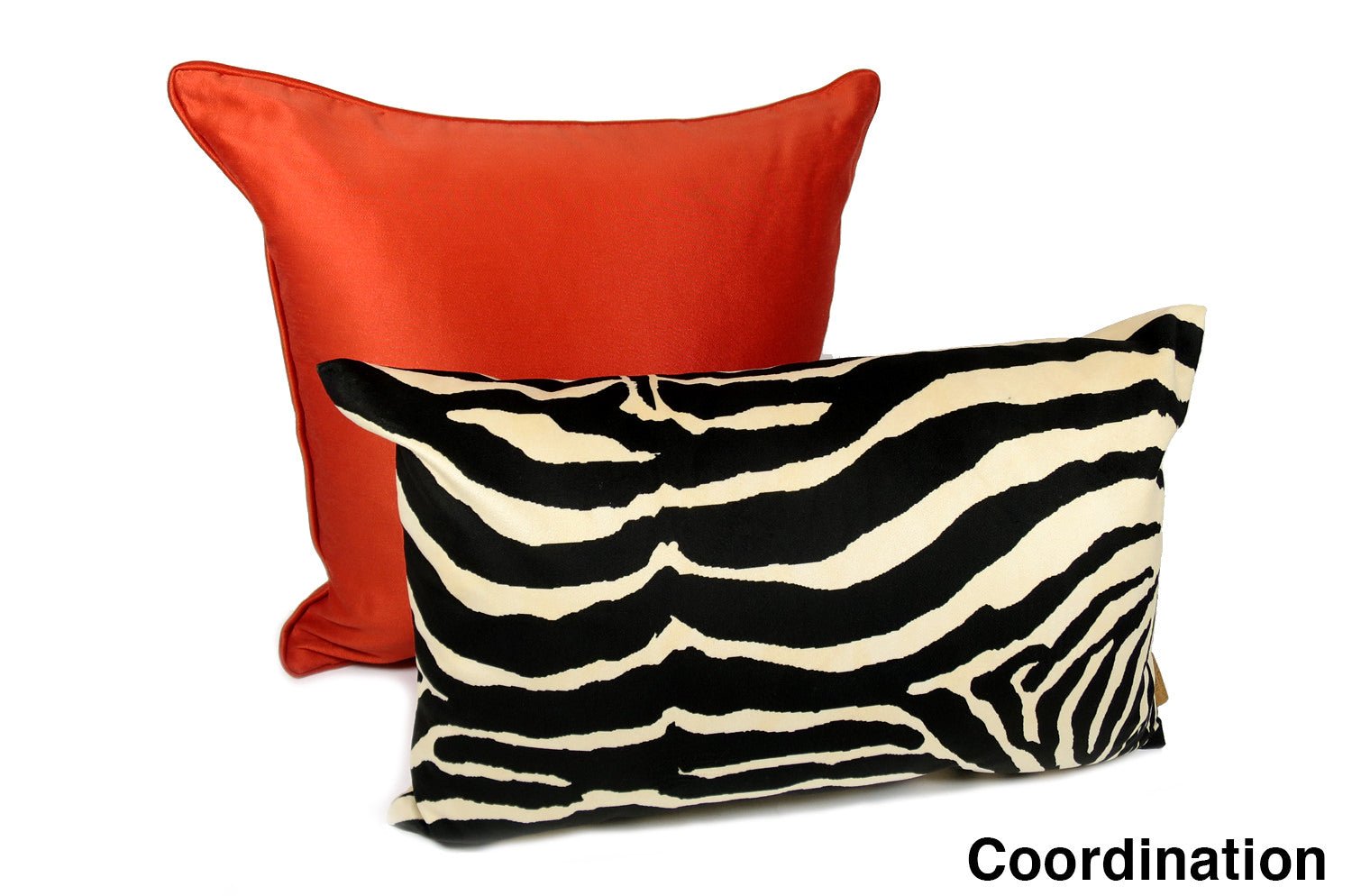 The Zebra スペイン製 起毛スエード調 ゼブラ柄クッション ブラウン 50×32cm 中材付 - HOUSE OF JAPAN Shop