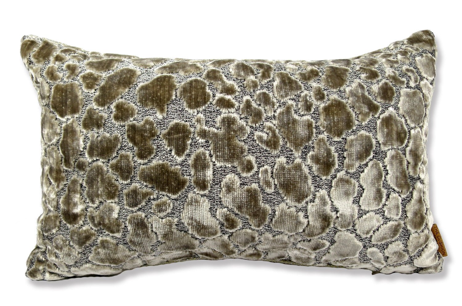 The ZINC OCELOT シャイニーグレージュ ベルベットクッション 50×30cm 中材付 - HOUSE OF JAPAN Shop