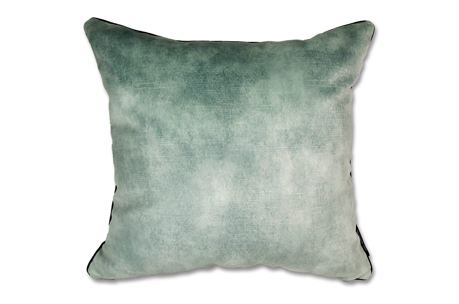 ニット・ベルベット クッションカバー (アクアグリーン) 40×40cm - HOUSE OF JAPAN Shop