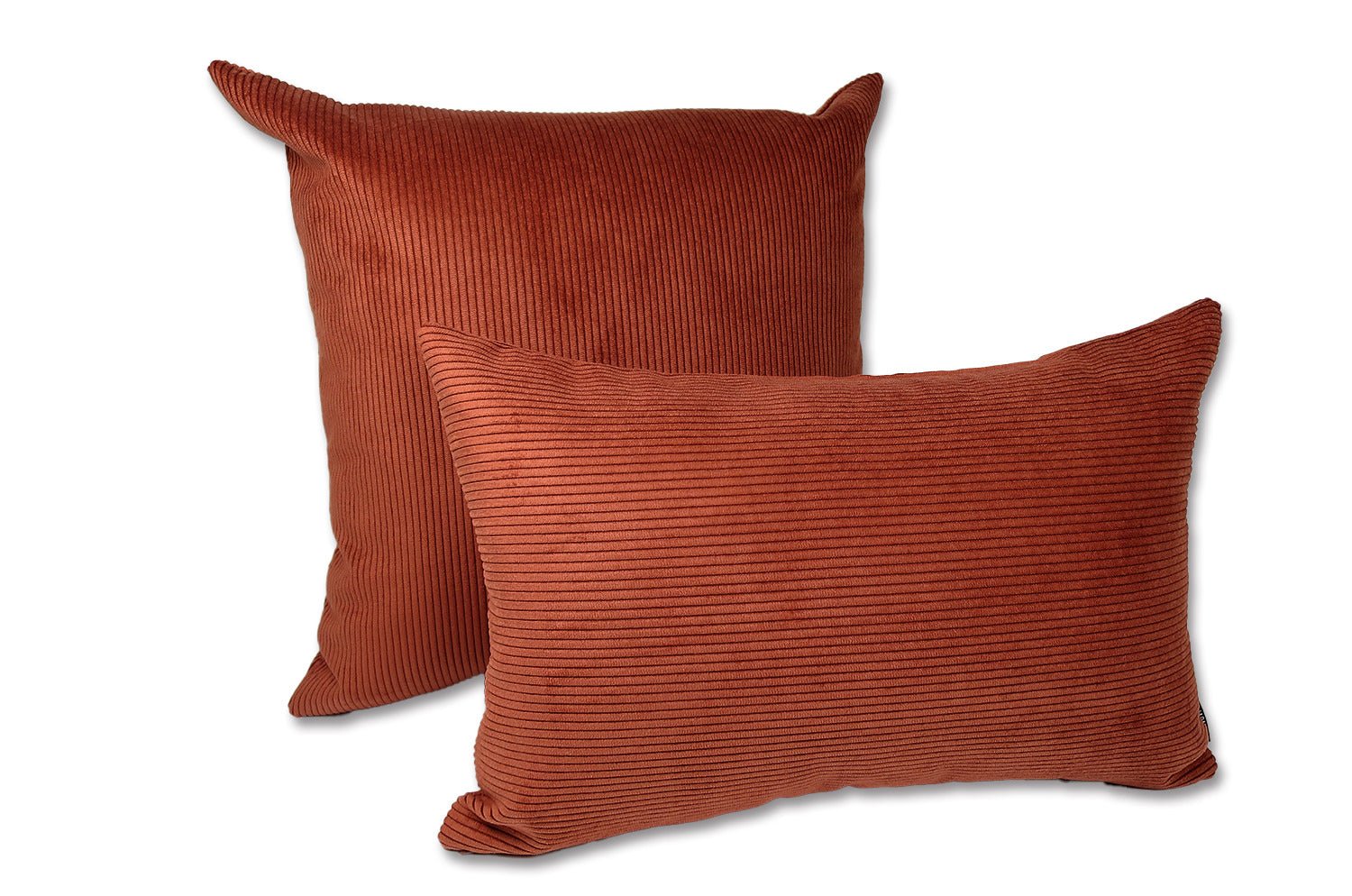 なめらかコーデュロイ クッション (レディッシュブラウン) 45×30cm 中材付 - HOUSE OF JAPAN Shop