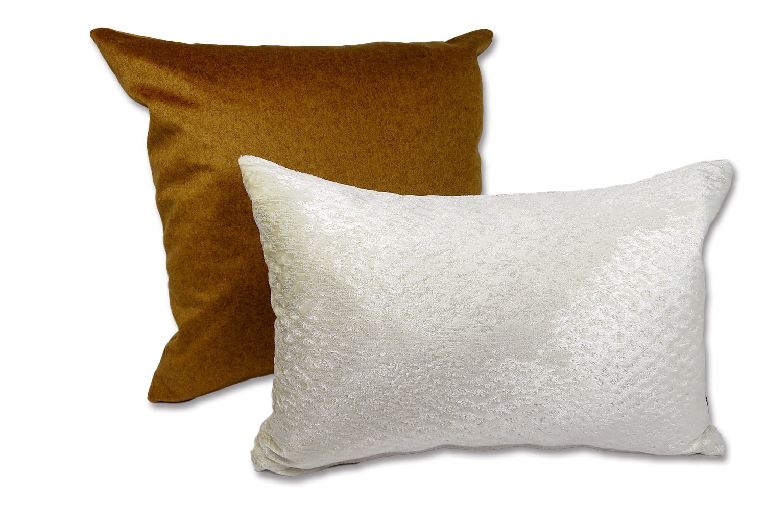 艶やかなベルベット調 撥水機能 ペット対応 クッションカバー(コニャック) 45×45cm - HOUSE OF JAPAN Shop