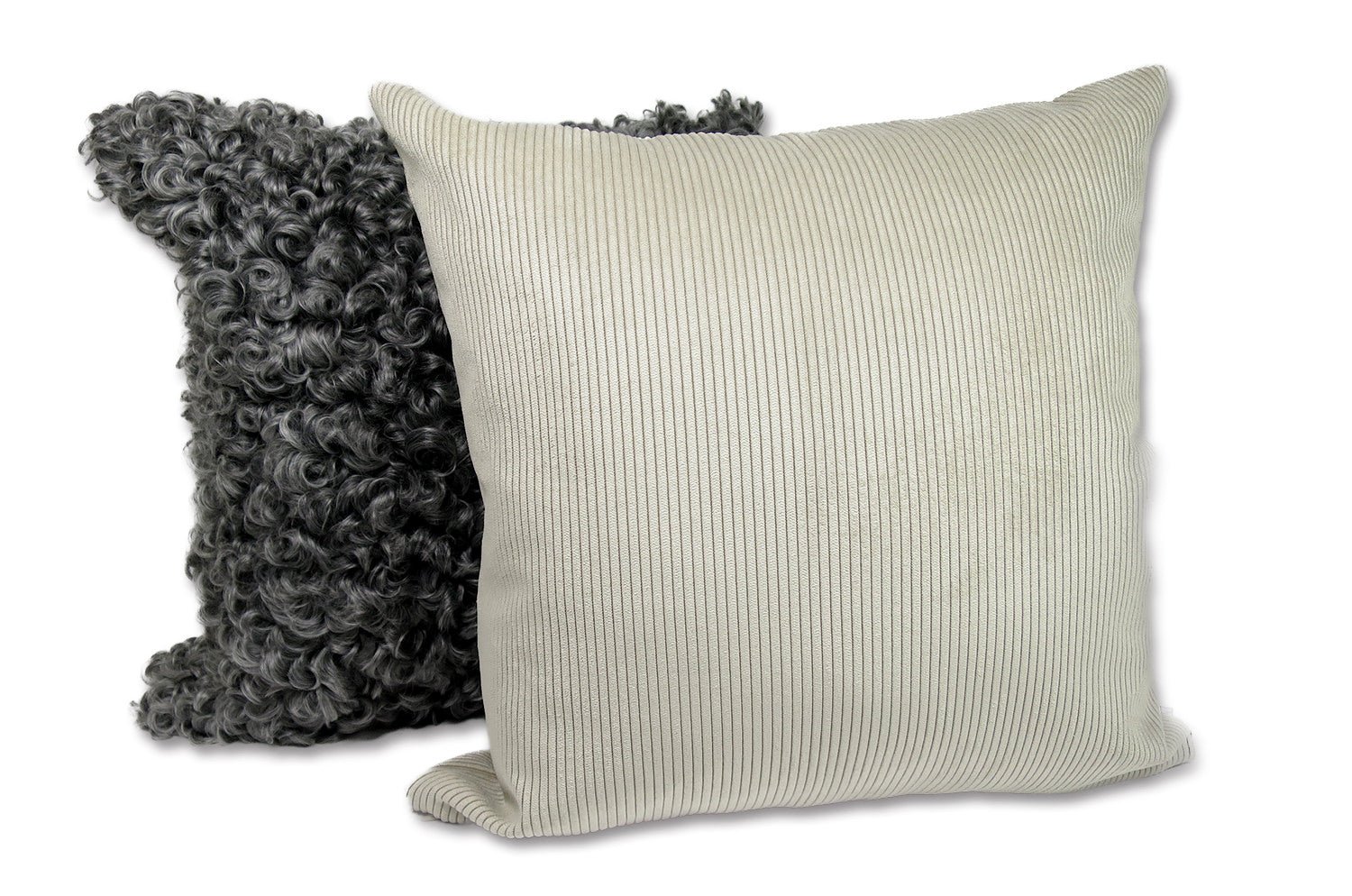 なめらかコーデュロイ クッションカバー (ライトグレージュ) 45×45cm - HOUSE OF JAPAN Shop