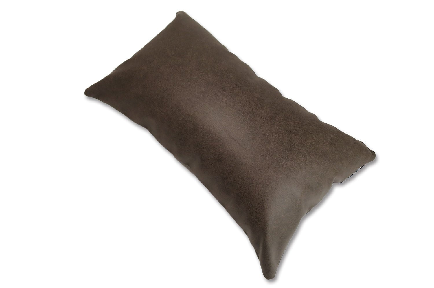 高級感 レザー調 セミマット ウォシャブル クッション (ダークブラウン) 50×30cm 中材付 - HOUSE OF JAPAN Shop