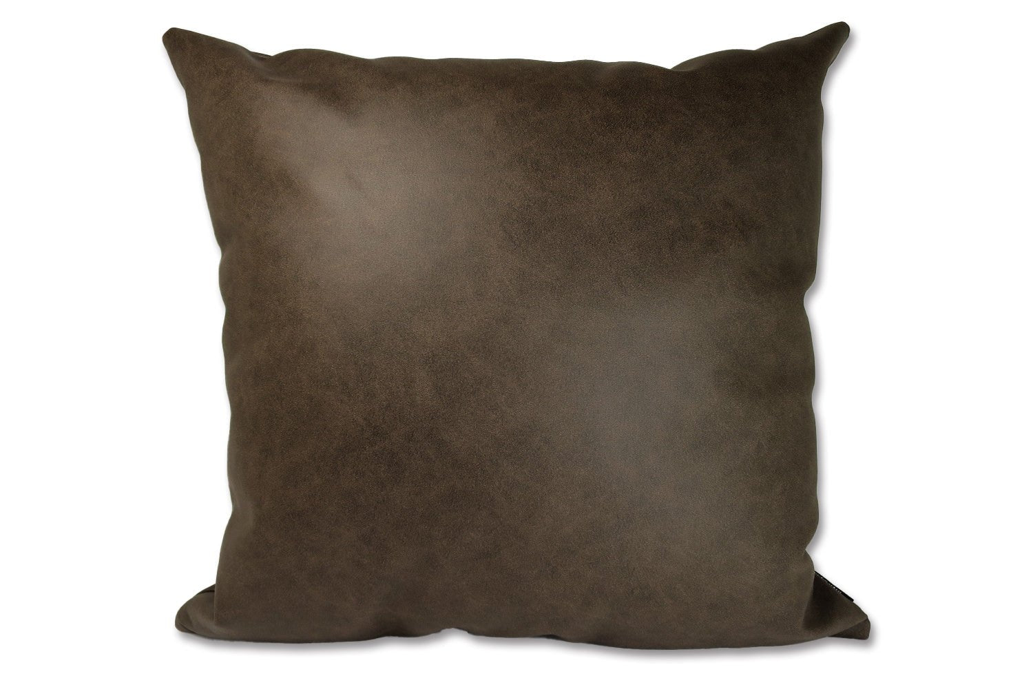 高級感 レザー調 セミマット ウォシャブル クッションカバー(ダークブラウン) 50×50cm - HOUSE OF JAPAN Shop