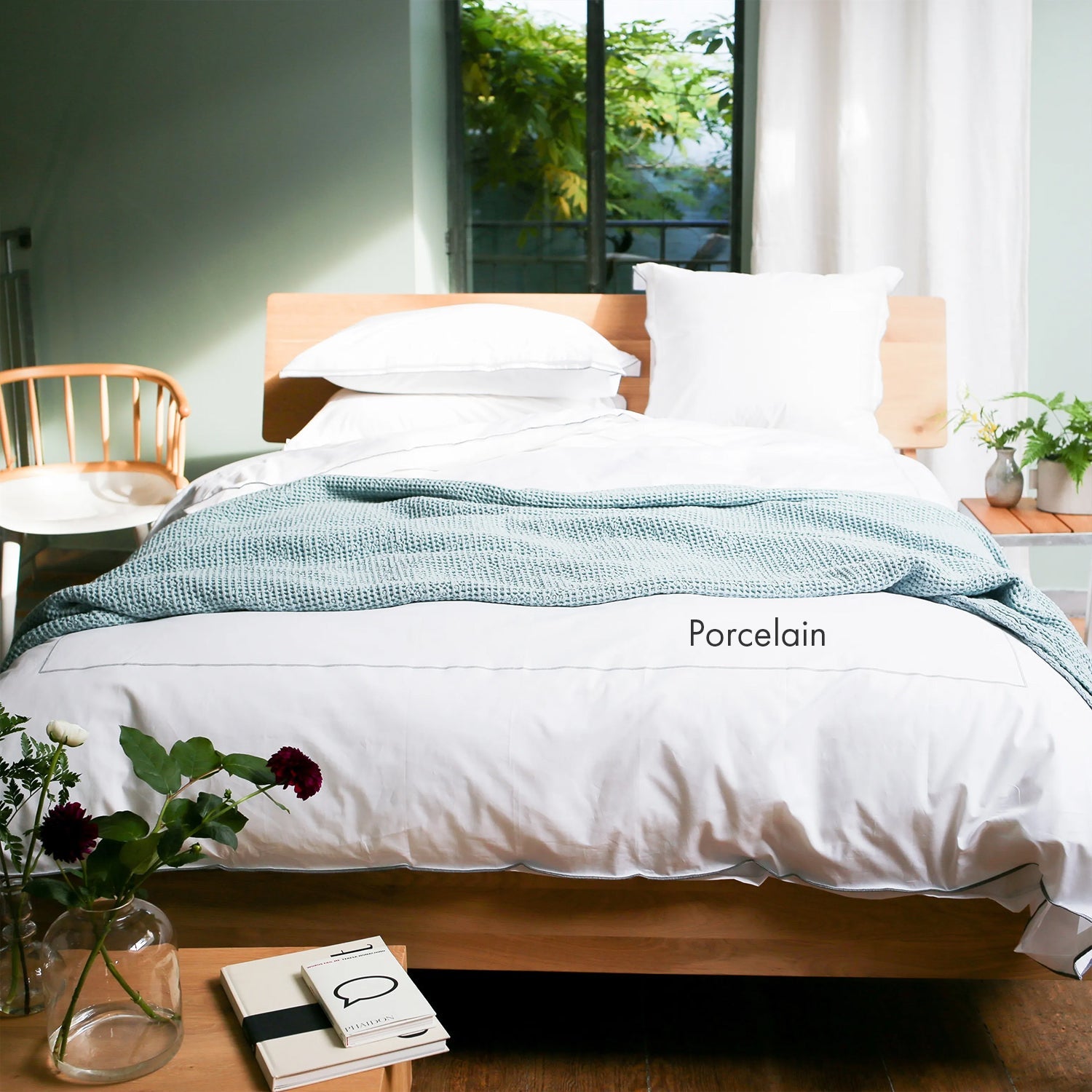 Alba Alabaster Cotton Throw アルバ スロー｜Designers Guild（デザイナーズギルド） - HOUSE OF JAPAN Shop