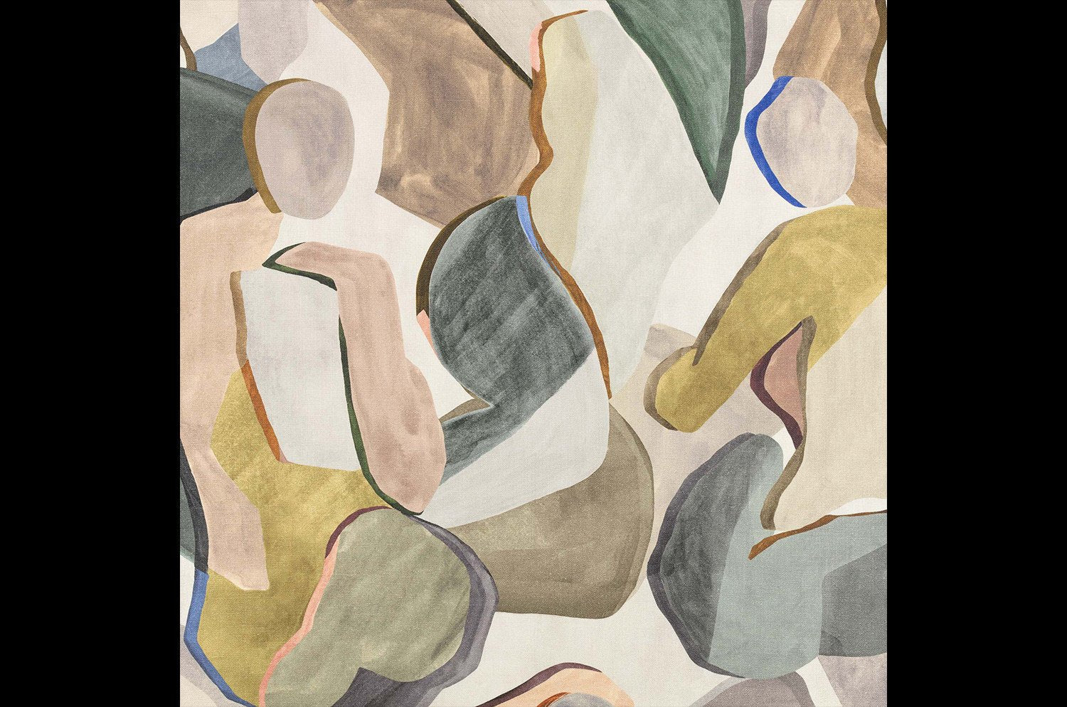 【海外取寄品】BLACK edition(ブラックエディション) Figura クッション(Verdure) 55x55cm 中材付 - HOUSE OF JAPAN Shop