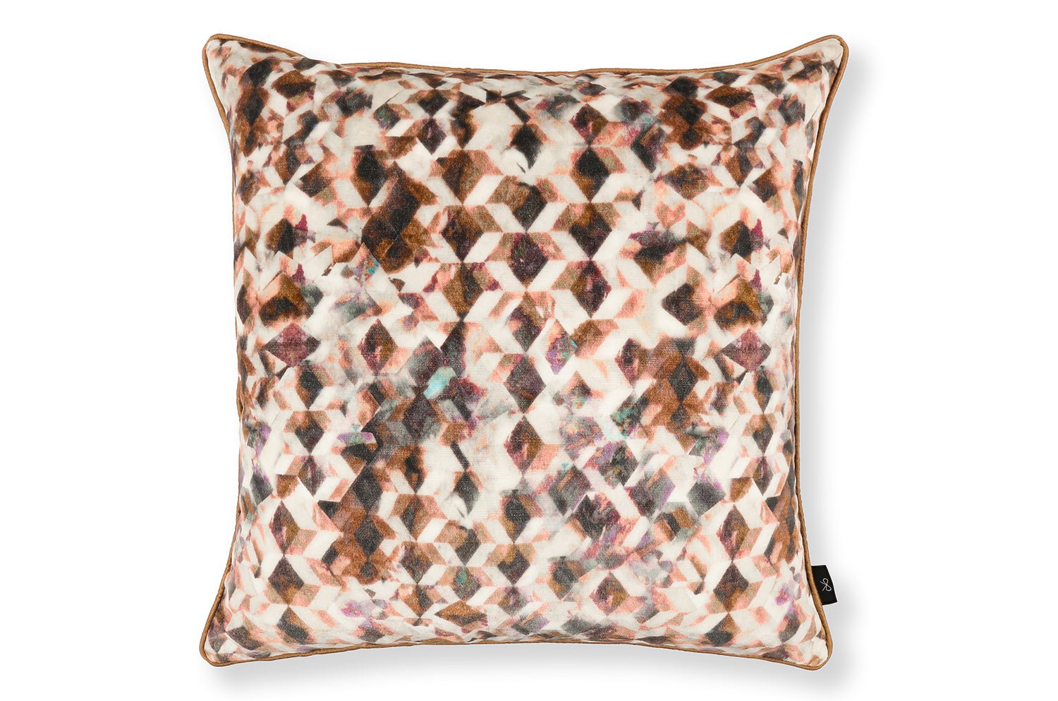 【海外取寄品】BLACK edition(ブラックエディション) Kaleido クッション(Rosewood) 55x55cm 中材付 - HOUSE OF JAPAN Shop