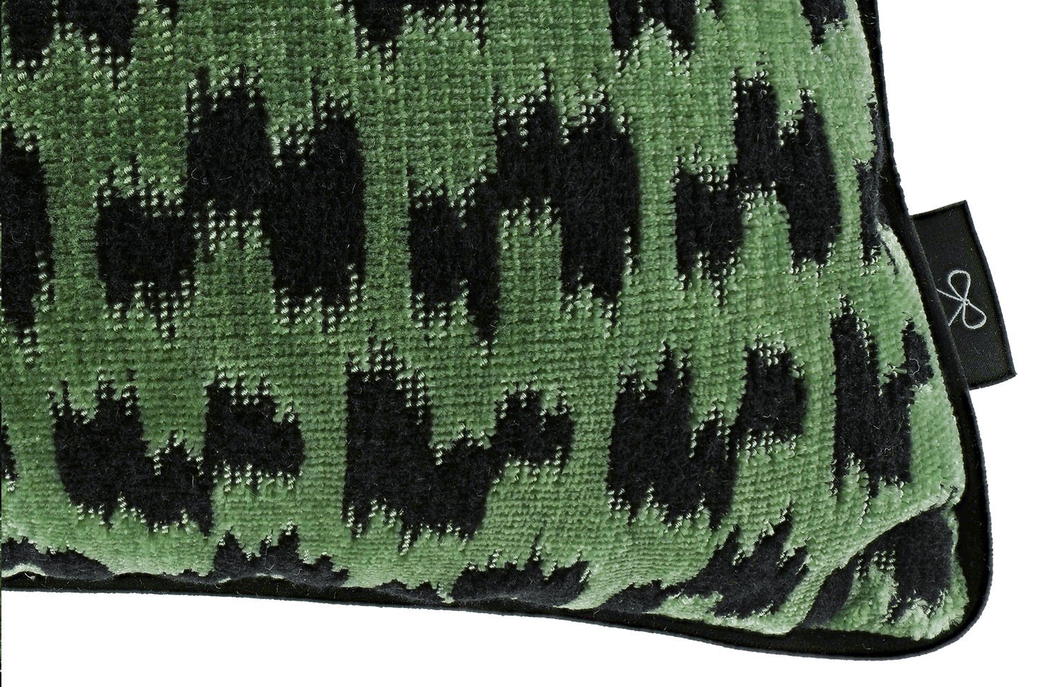 【海外取寄品】BLACK edition(ブラックエディション) Koba クッション(Malachite) 60x40cm 中材付 - HOUSE OF JAPAN Shop