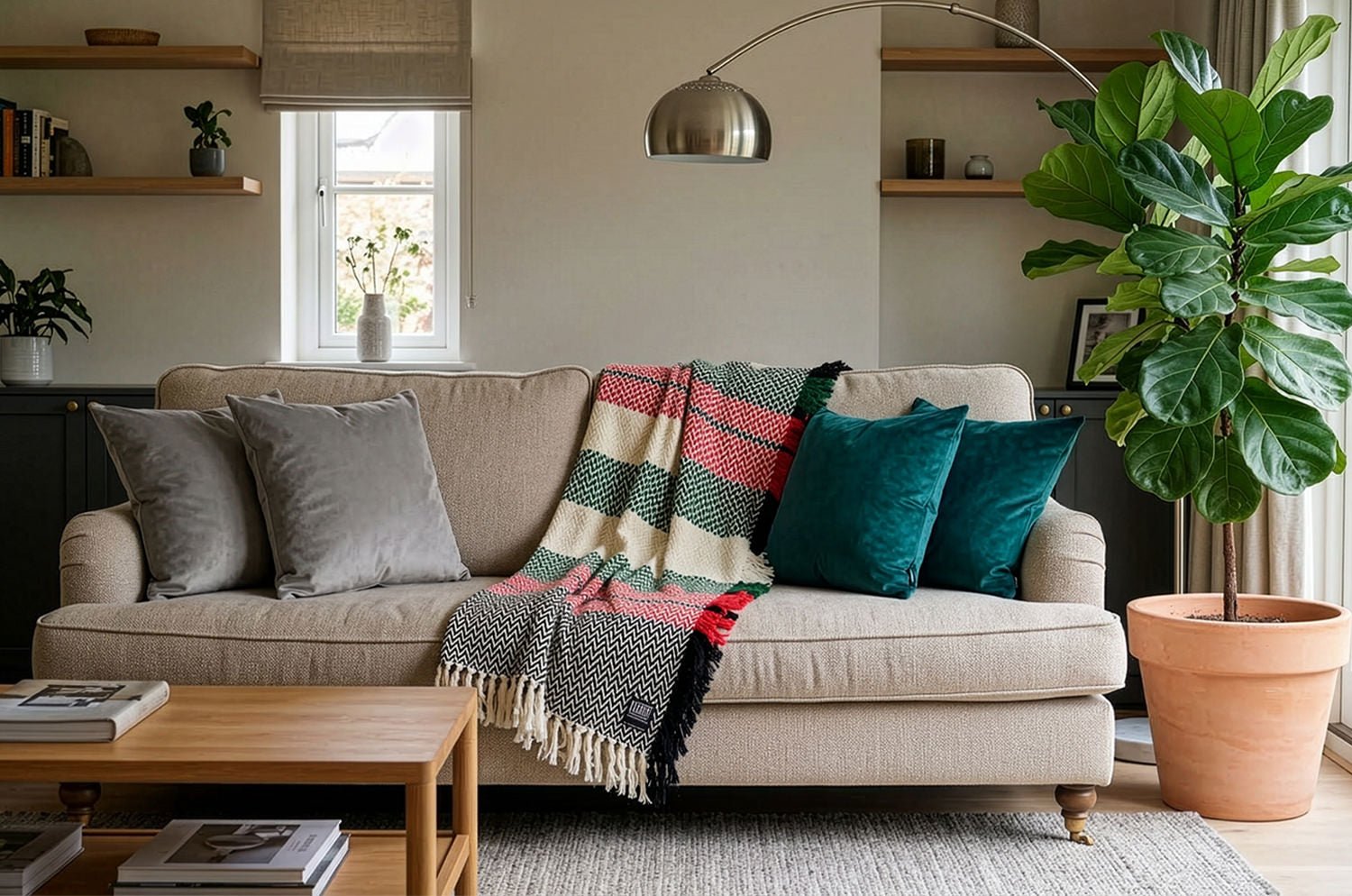 Bunad Blanket (multi color) ブーナッド ブランケット マルチカラー｜Fram Oslo（フラムオスロ） - HOUSE OF JAPAN Shop