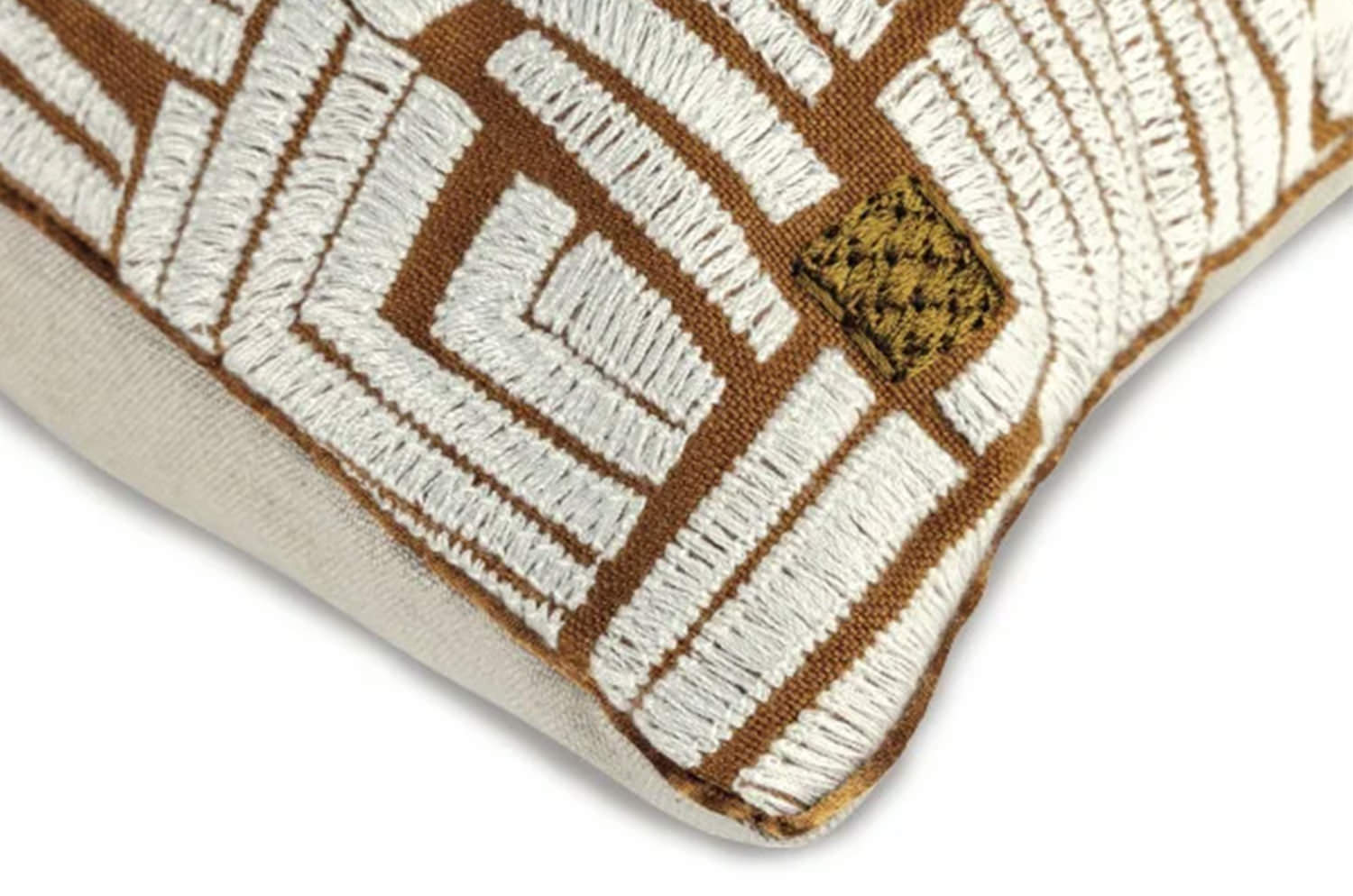 【海外取寄品】CASAMANCE COMPOSITION コンポジション クッションカバー(Orange terreux) 45×45cm - HOUSE OF JAPAN Shop