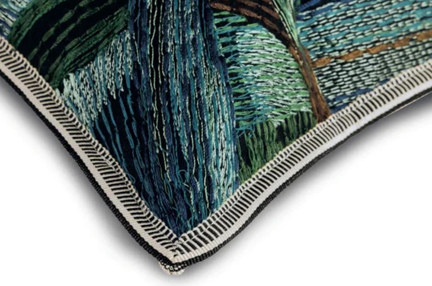【海外取寄品】CASAMANCE IRIDIS イリディス クッションカバー(Multico bleu) 50×30cm - HOUSE OF JAPAN Shop