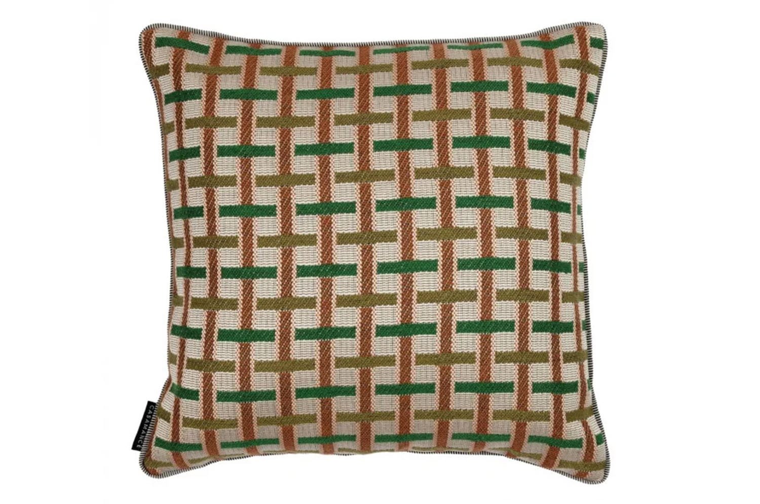 【海外取寄品】CASAMANCE IVY アイビー クッションカバー(Vert) 45×45cm - HOUSE OF JAPAN Shop
