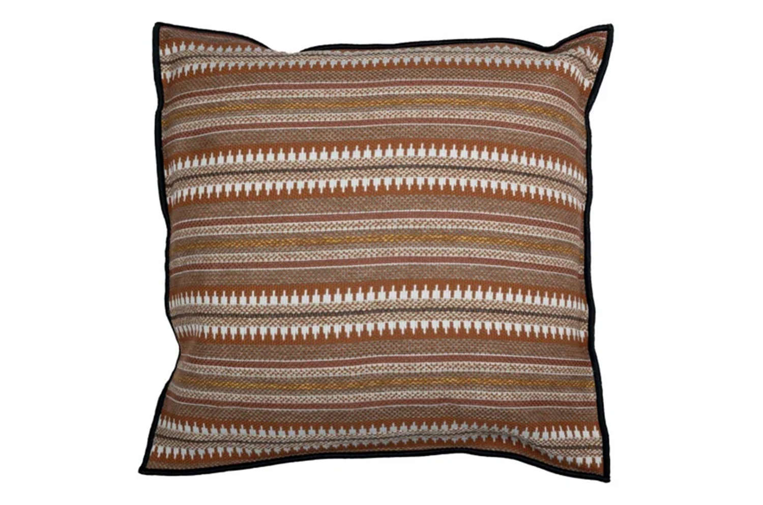 【海外取寄品】CASAMANCE SERAPE セラペ クッションカバー(Rouge terre taupe) 45×45cm - HOUSE OF JAPAN Shop