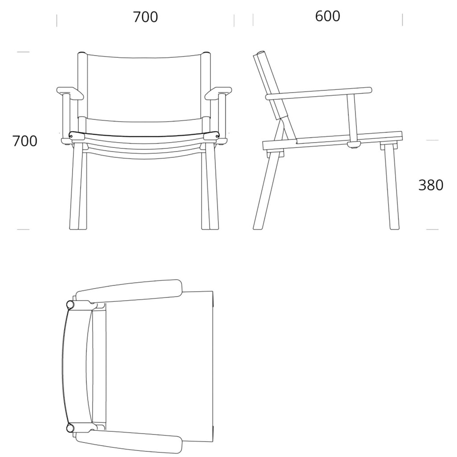DECEMBER LOUNGE ディセンバーラウンジチェア (Oak) Linen Canvas｜NIKARI - HOUSE OF JAPAN Shop