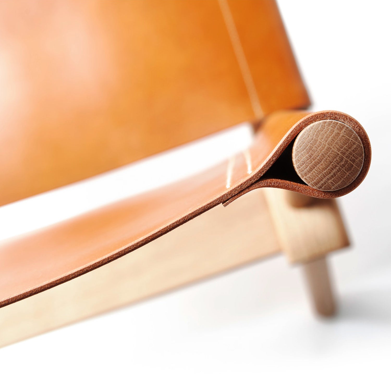 DECEMBER ディセンバーチェア (Oak) Cognac Leather｜NIKARI - HOUSE OF JAPAN Shop