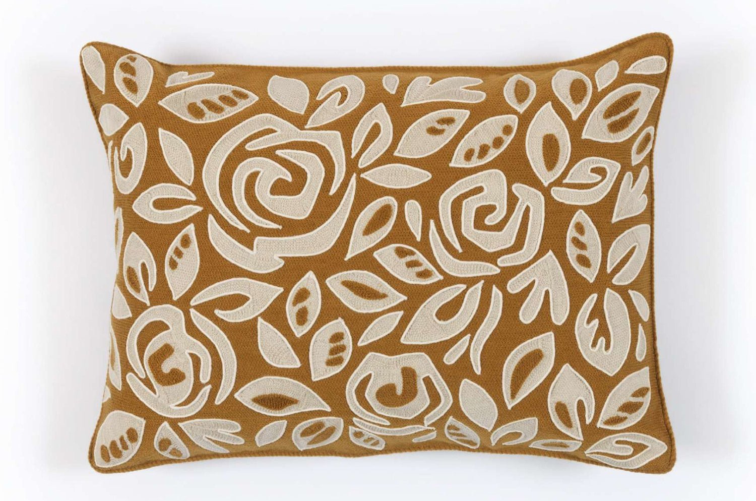 【海外取寄品】ELITIS(エリティス) Aimee クッション(Ocre) 55x40cm 中材付 - HOUSE OF JAPAN Shop