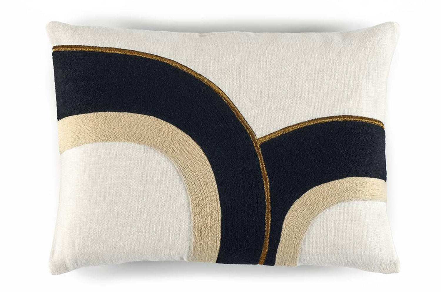 【海外取寄品】ELITIS(エリティス) Bridge クッション(Night and day) 55x40cm 中材付 - HOUSE OF JAPAN Shop