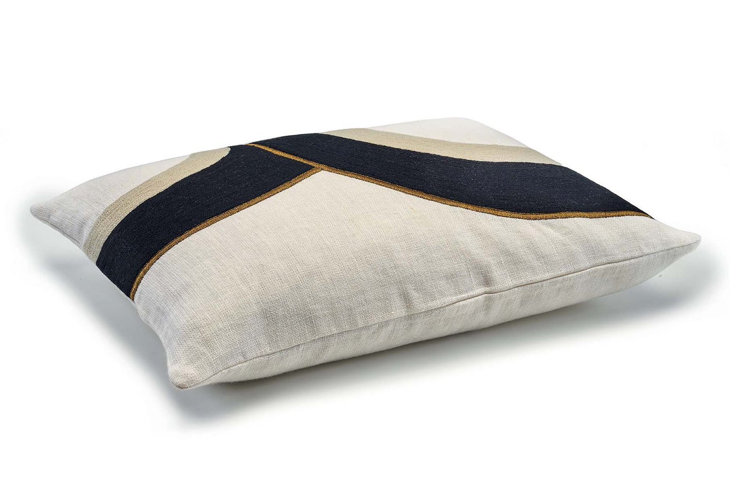 【海外取寄品】ELITIS(エリティス) Bridge クッション(Night and day) 55x40cm 中材付 - HOUSE OF JAPAN Shop