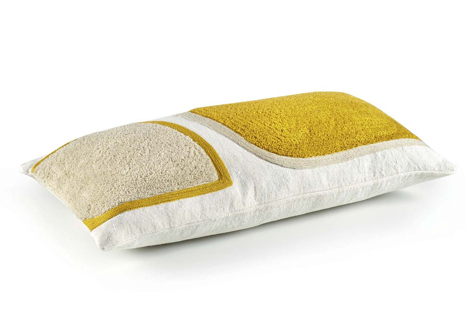 【海外取寄品】ELITIS(エリティス) Broceliande クッション(Lemon) 50x25cm 中材付 - HOUSE OF JAPAN Shop