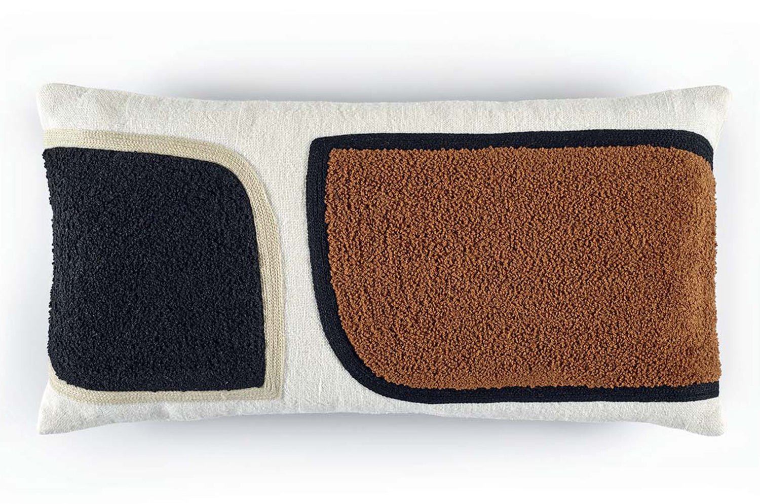 【海外取寄品】ELITIS(エリティス) Broceliande クッション(Tabac) 50x25cm 中材付 - HOUSE OF JAPAN Shop