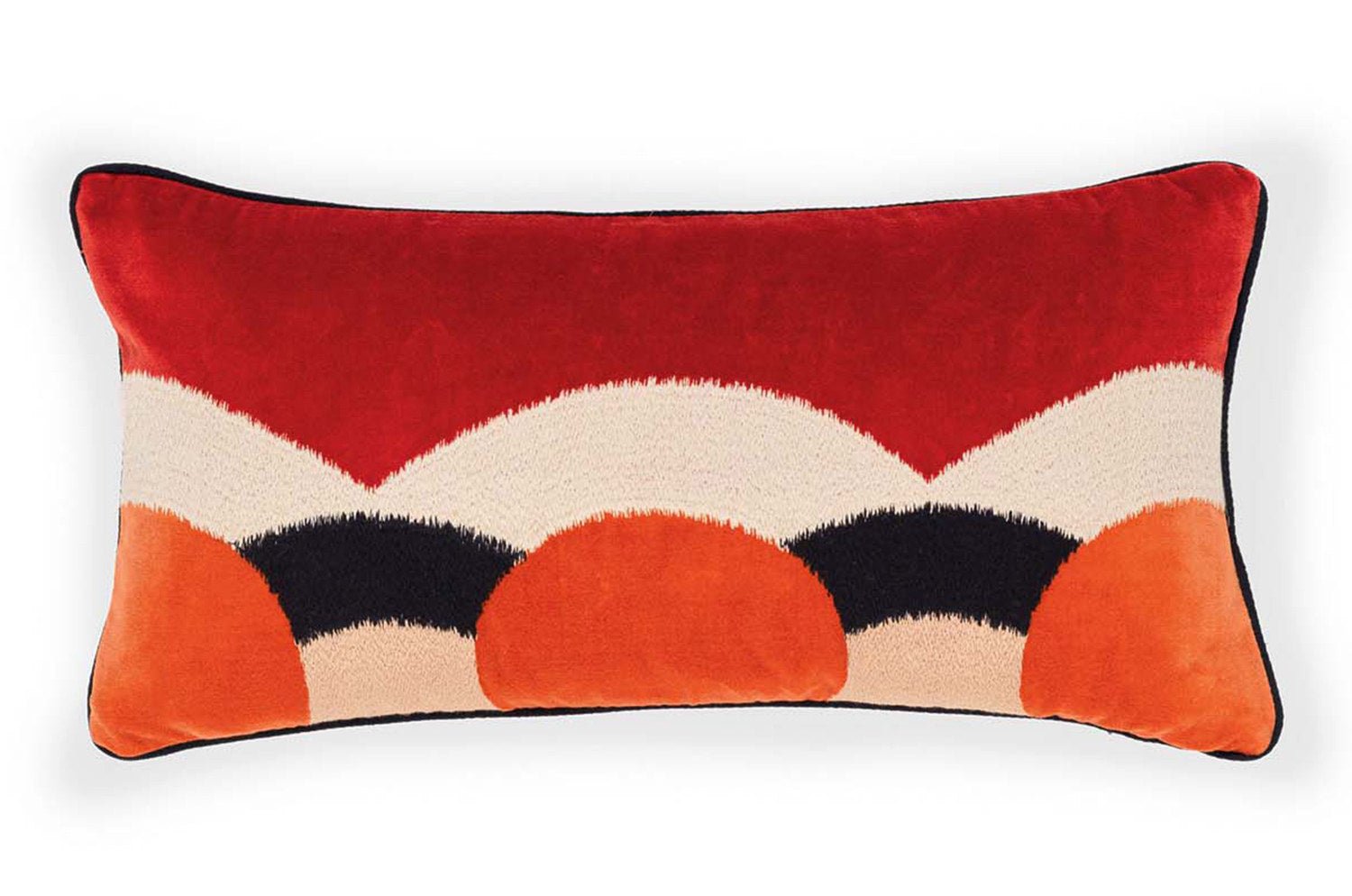 【海外取寄品】ELITIS(エリティス) Celestine クッション(Papaye) 50x25cm 中材付 - HOUSE OF JAPAN Shop