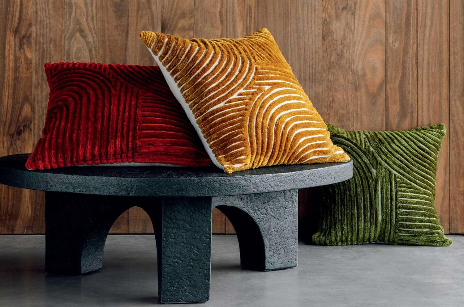 【海外取寄品】ELITIS(エリティス) Edmond クッション(Lierre) 50x50cm 中材付 - HOUSE OF JAPAN Shop