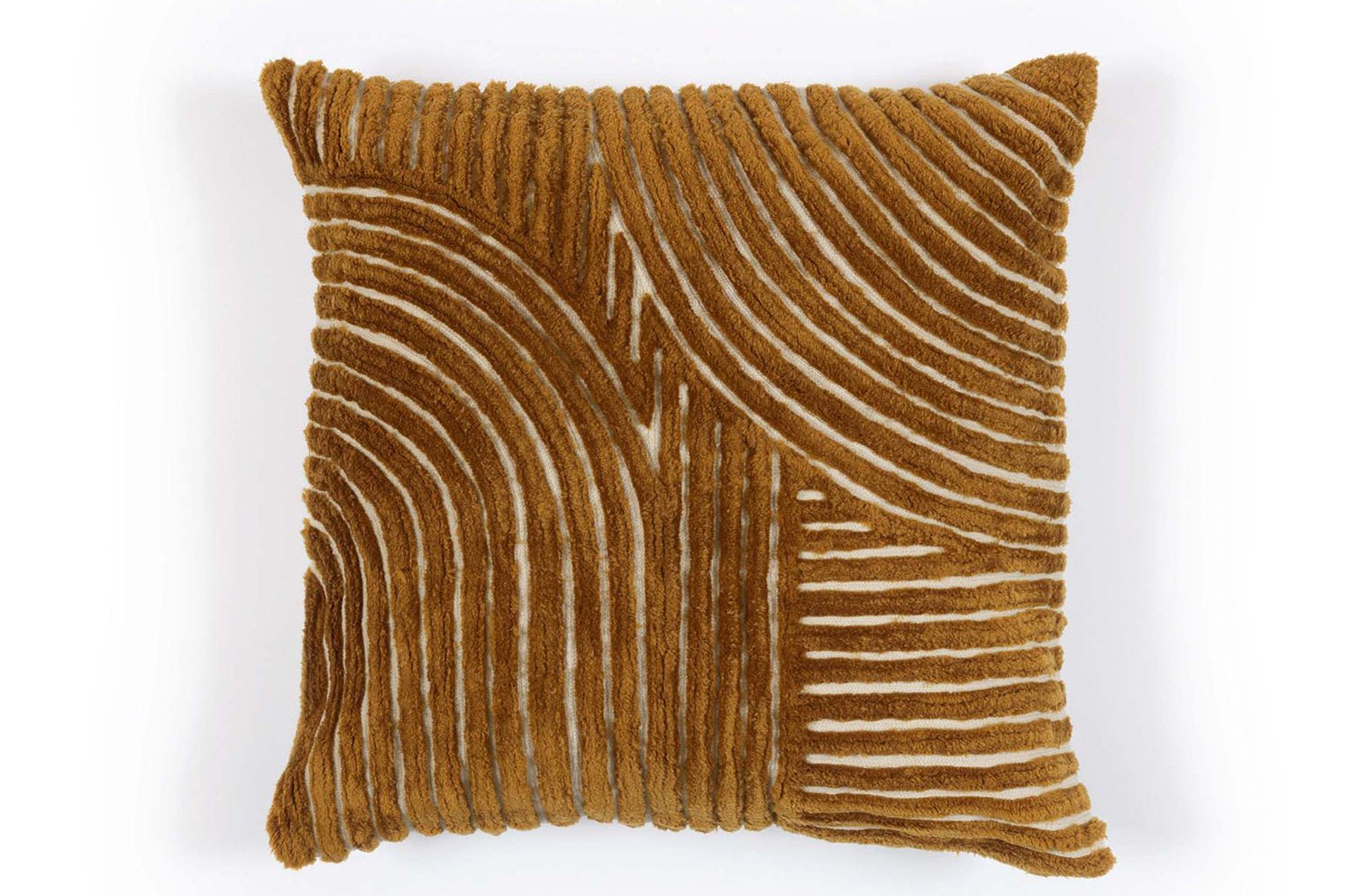 【海外取寄品】ELITIS(エリティス) Edmond クッション(Ocre) 50x50cm 中材付 - HOUSE OF JAPAN Shop