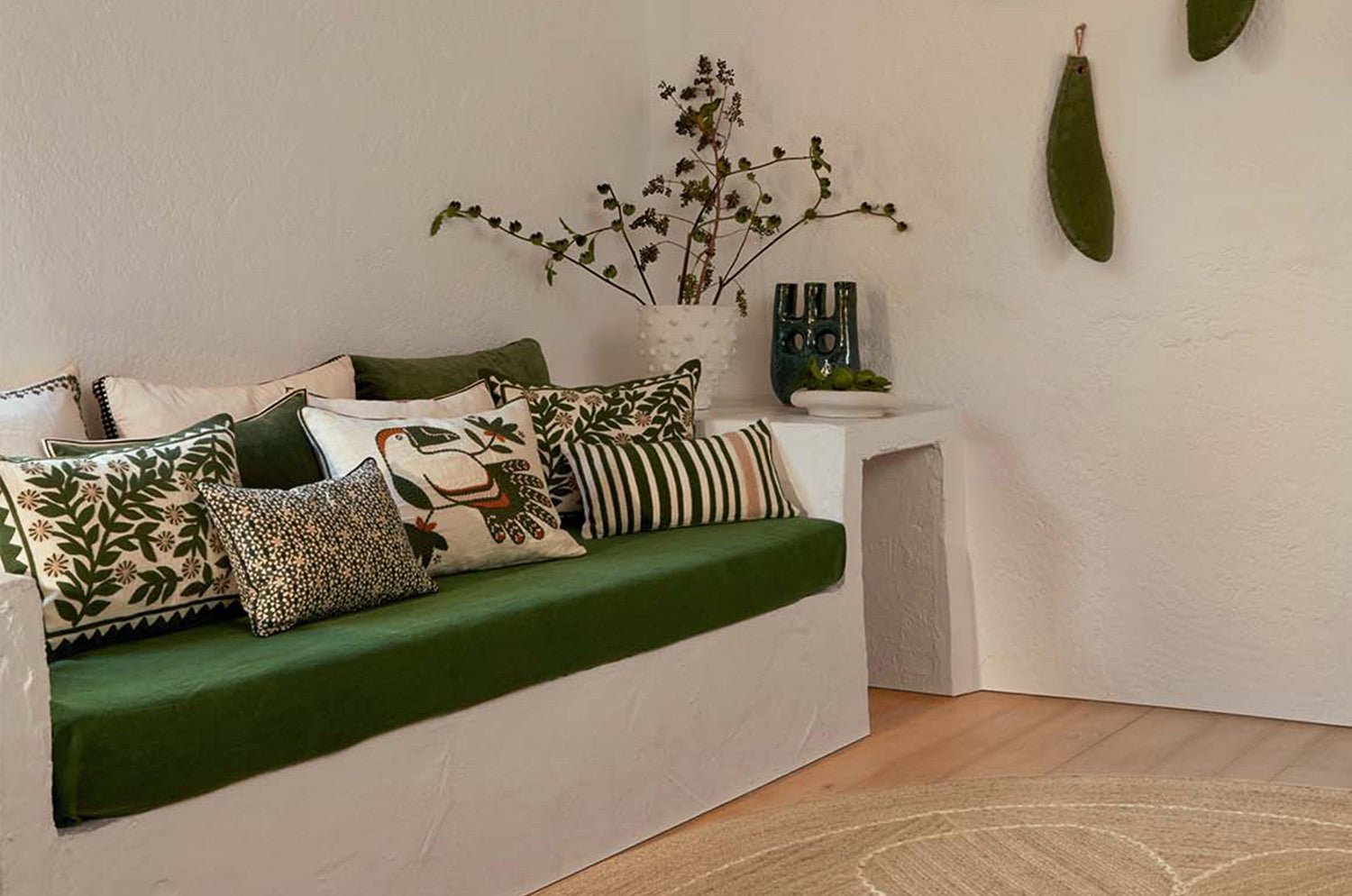 【海外取寄品】ELITIS(エリティス) Monterrey クッション(Figuier) 50x25cm 中材付 - HOUSE OF JAPAN Shop