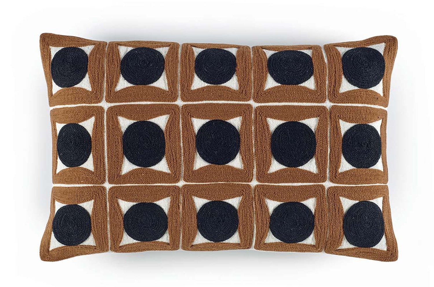 【海外取寄品】ELITIS(エリティス) Samsara クッション(Tabac) 45x30cm 中材付 - HOUSE OF JAPAN Shop