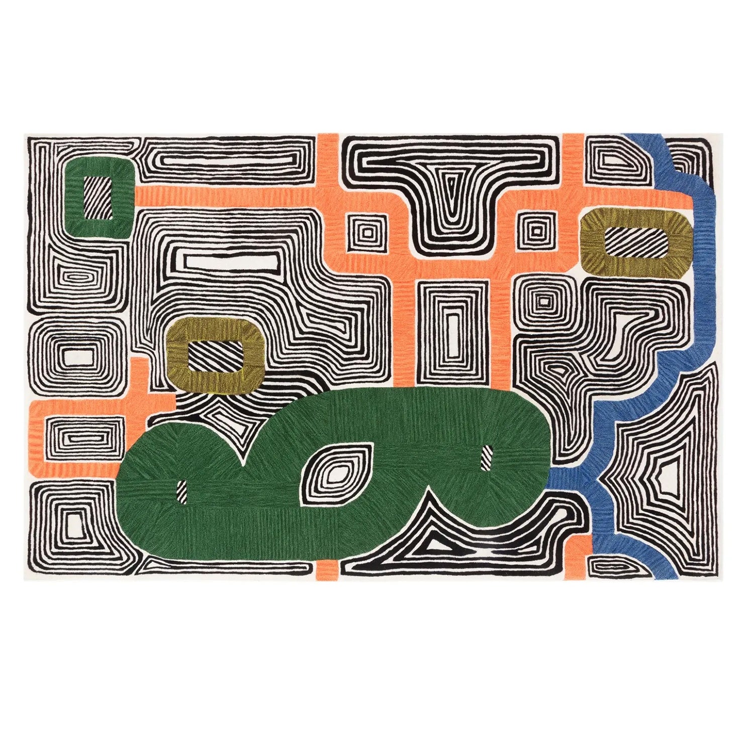 En Allant Aux Baux Cypres Rug アン アラン オー ボー シプレ ラグ｜Christian Lacroix（クリスチャンラクロワ） - HOUSE OF JAPAN Shop