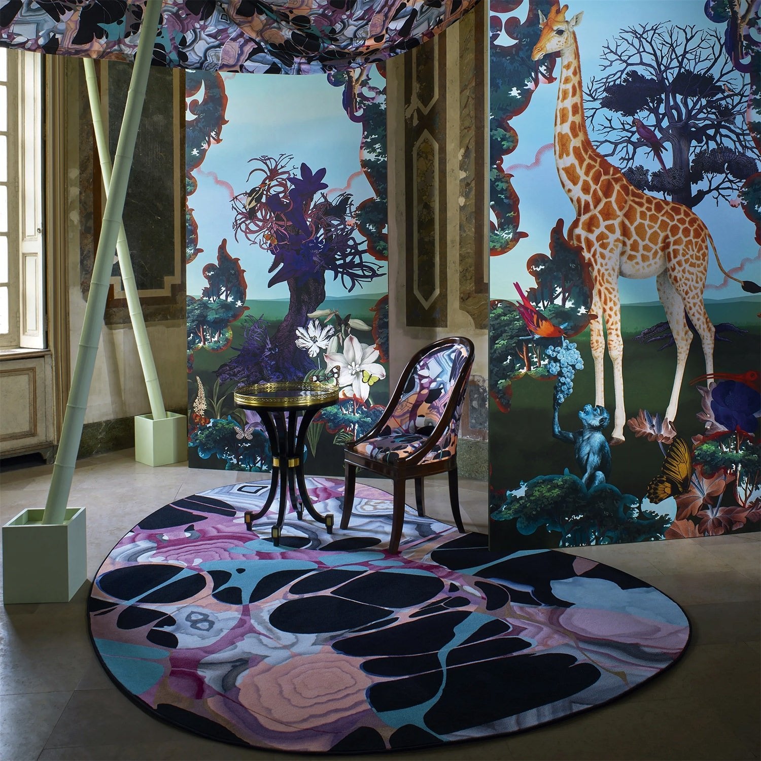 Kaoscope Cendre Rug カオスコープ サーンドル ラグ｜Christian Lacroix（クリスチャンラクロワ） - HOUSE OF JAPAN Shop