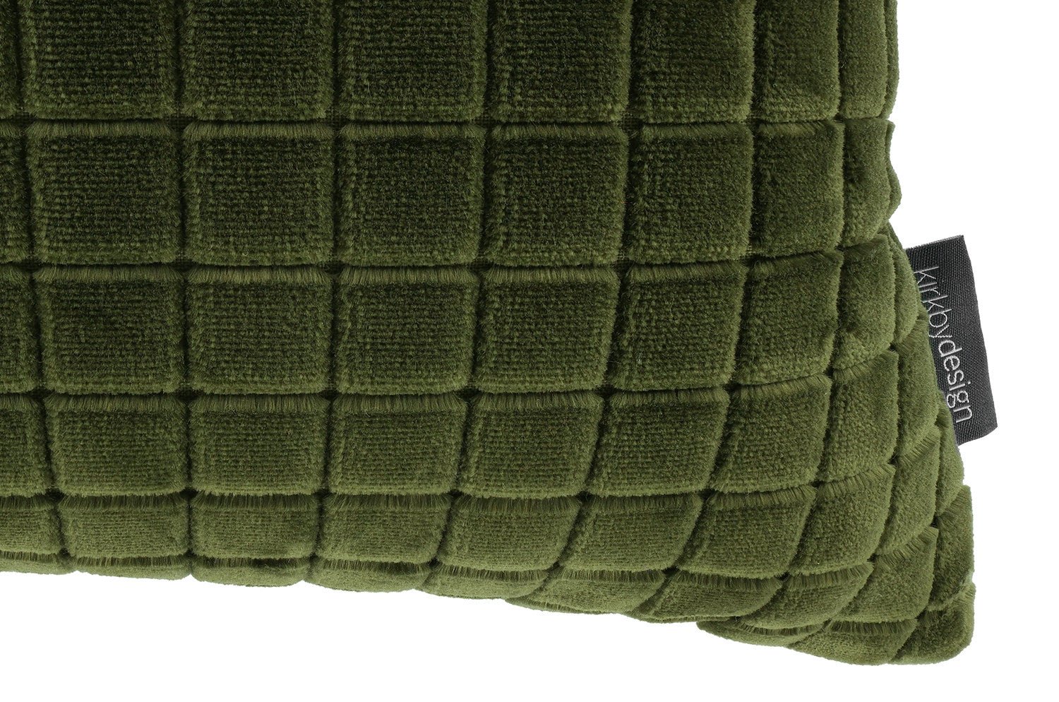 【海外取寄品】kirkbydesign(カークビー・デザイン) Merlon クッション(Pine Green) 50x50cm 中材付 - HOUSE OF JAPAN Shop