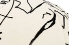 【海外取寄品】kirkbydesign(カークビー・デザイン) Scribble クッション(Monochrome) 直径35cm 中材付 - HOUSE OF JAPAN Shop