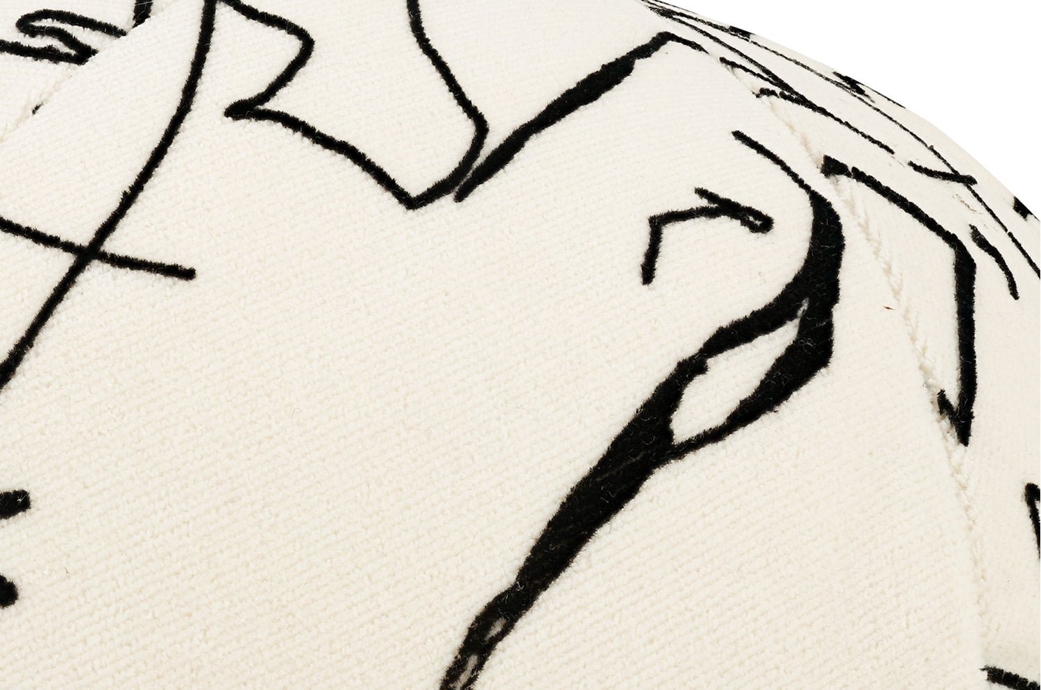 【海外取寄品】kirkbydesign(カークビー・デザイン) Scribble クッション(Monochrome) 直径35cm 中材付 - HOUSE OF JAPAN Shop