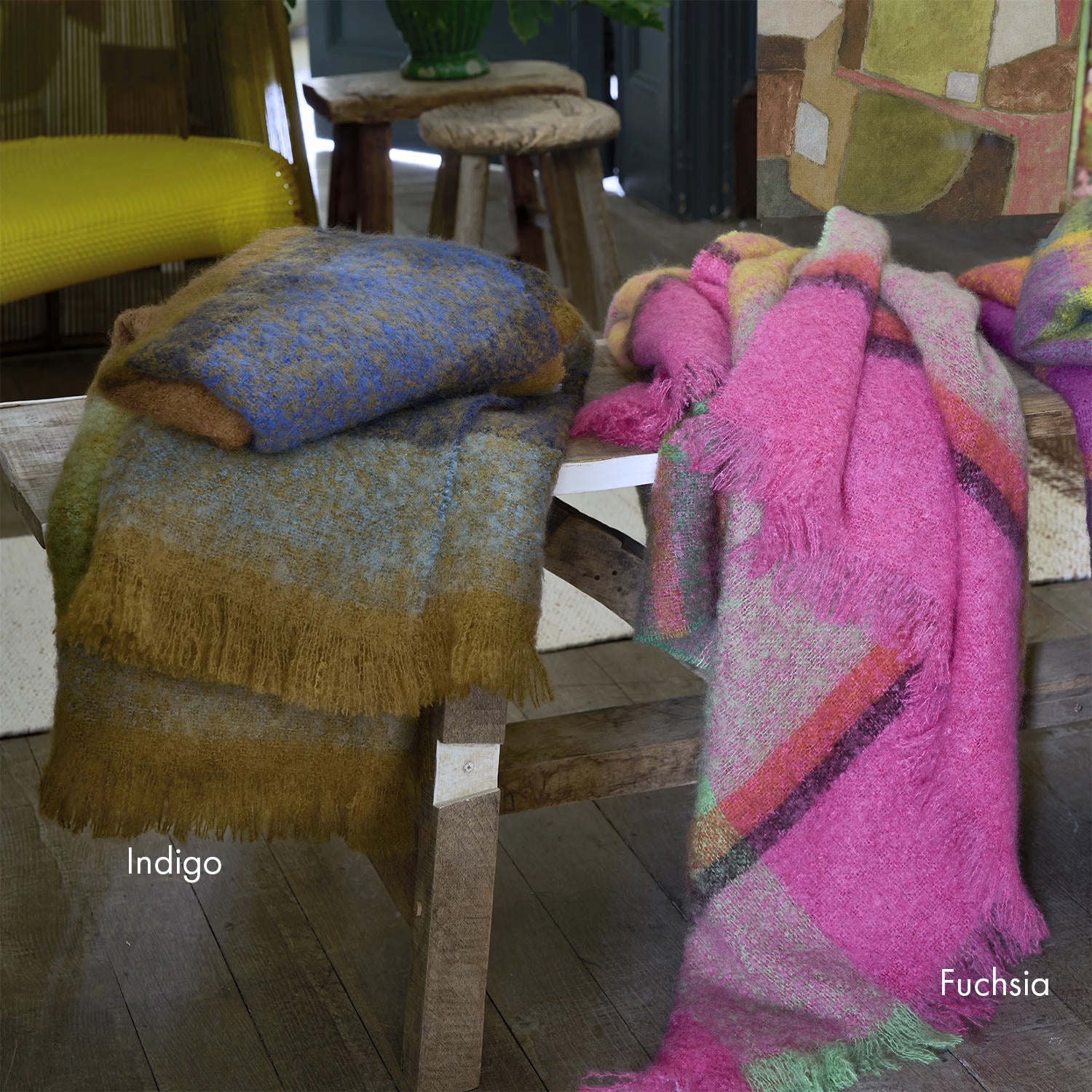 Mikome Throw ミコメ スロー｜Designers Guild（デザイナーズギルド） - HOUSE OF JAPAN Shop