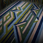 Reflets Sur Le Rhone - Vert Riziere Rug ルフレ シュル ル ローヌ ヴェール リジュイール ラグ｜Christian Lacroix（クリスチャンラクロワ） - HOUSE OF JAPAN Shop