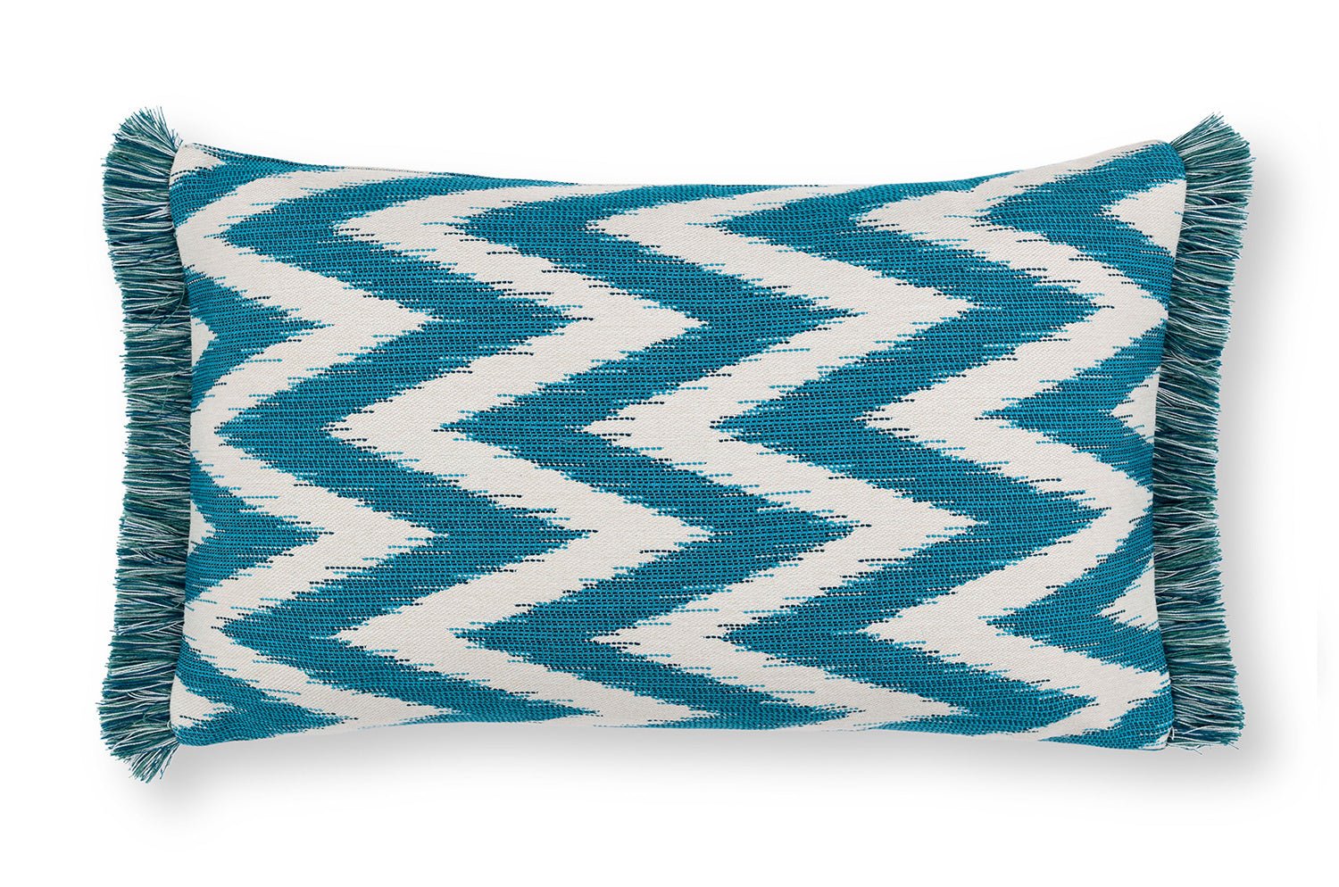 【海外取寄品】ROMO(ロモ) Kamali Outdoor クッション(Peking Blue) 50x30cm 中材付 - HOUSE OF JAPAN Shop