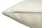 The Baghera スペイン製 Vegan Leather バゲーラ クッション (lvory) 45×30cm 中材付 - HOUSE OF JAPAN Shop