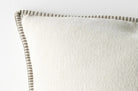 The Blanket stitch ブランケットステッチ クッションカバー (Bone) 50×50cm - HOUSE OF JAPAN Shop