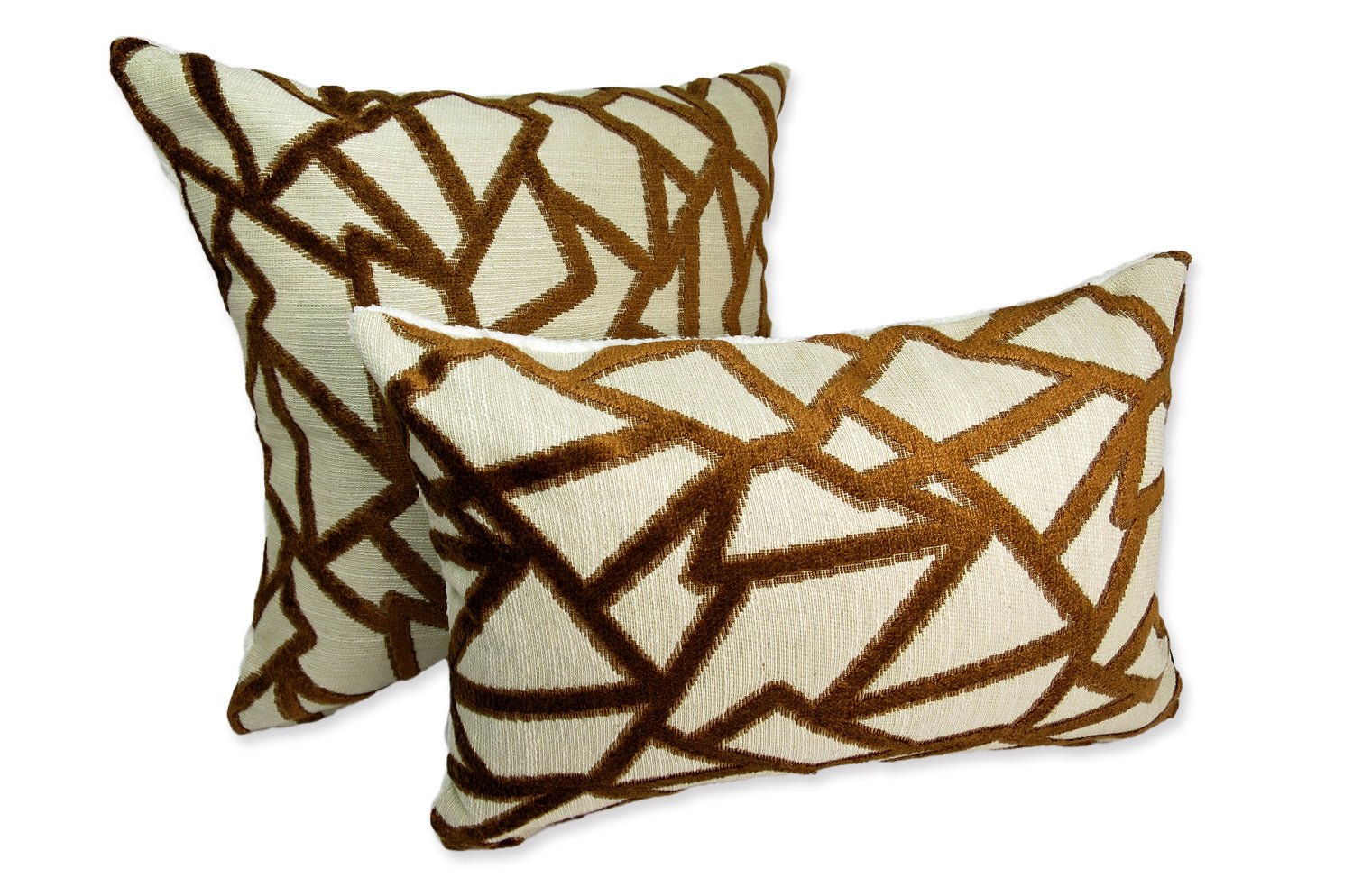 The BLUES ブルース フレンチジャガードベルベット×ブークレ クッション 45×30cm 中材付 - HOUSE OF JAPAN Shop