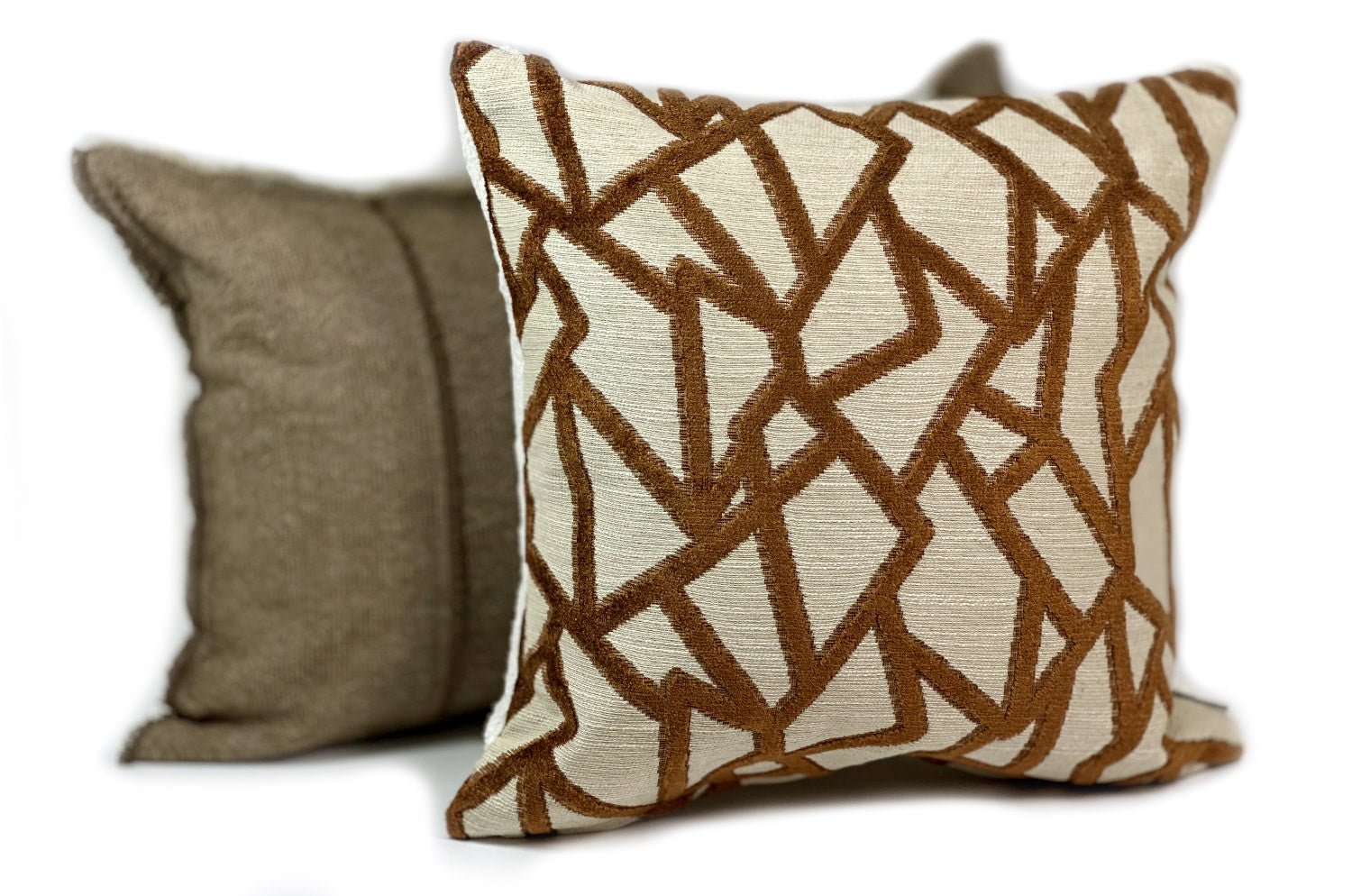 The BLUES ブルース フレンチジャガードベルベット×ブークレ クッションカバー 45×45cm - HOUSE OF JAPAN Shop