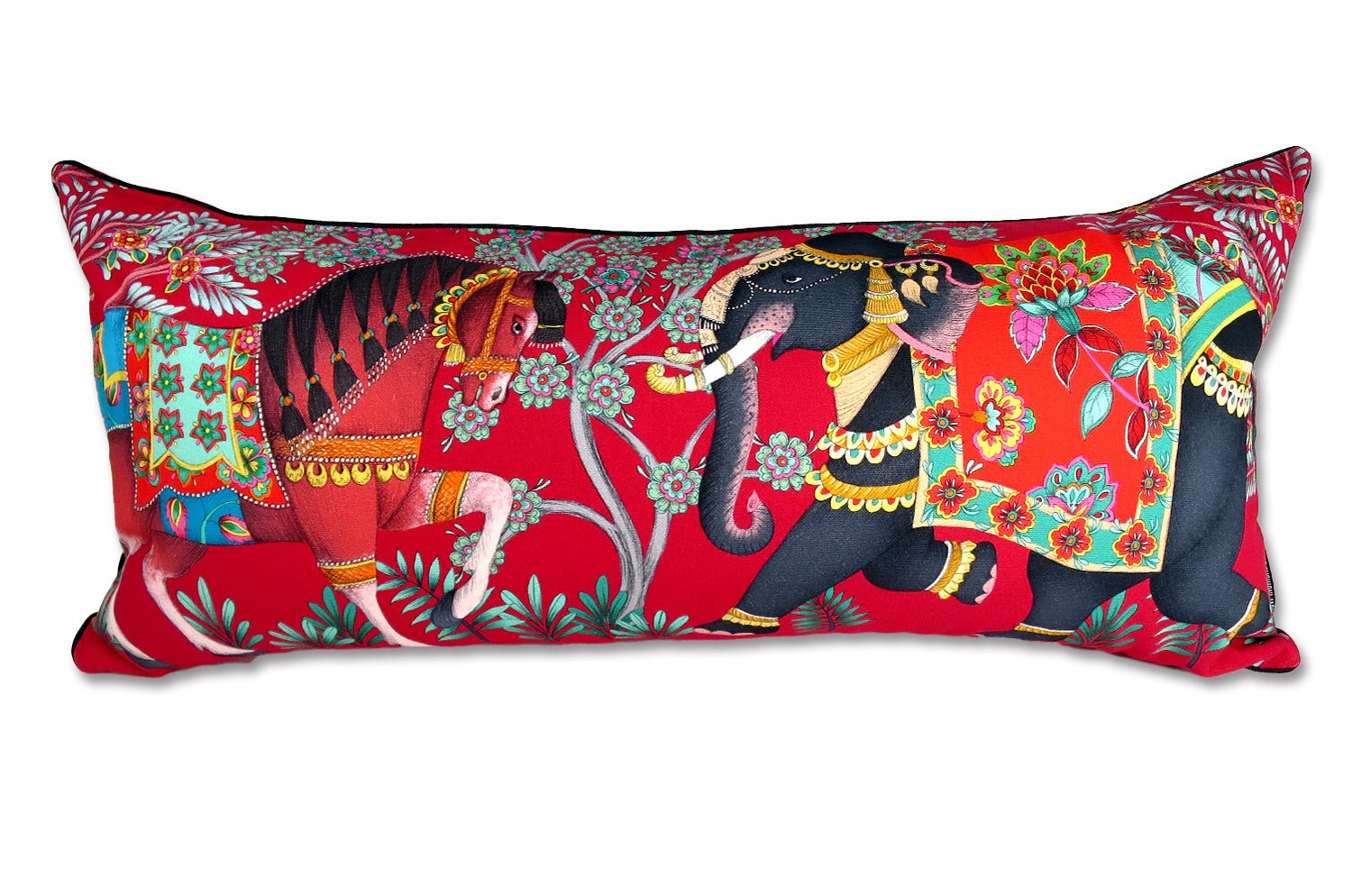 The Bohemian Rhapsodi ボヘミアンラプソディ 横長クッション(a)（ルージュ） 68×31cm 中材付 - HOUSE OF JAPAN Shop