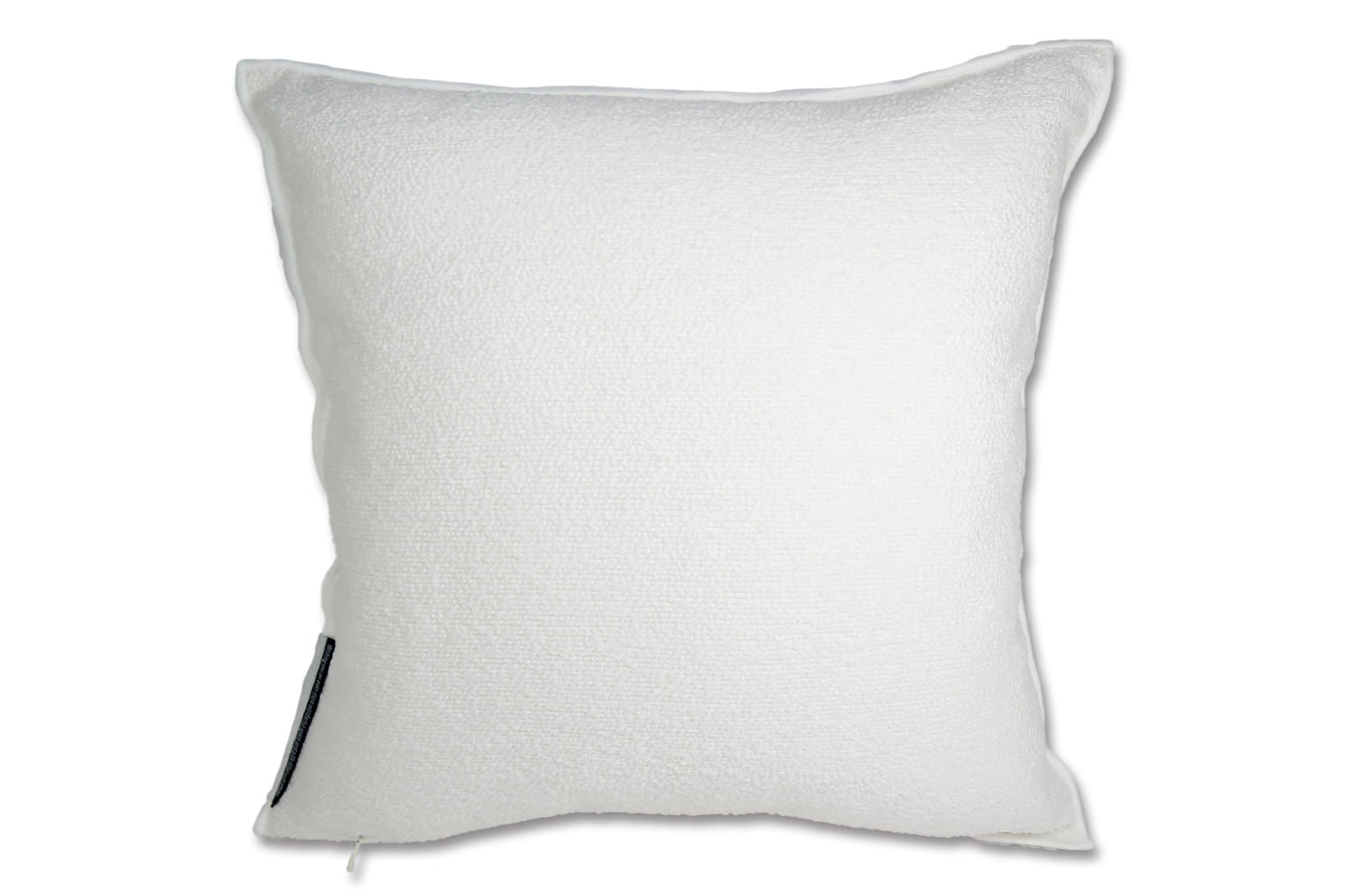 FRETTE フレッテ 新品8万円以上ベッドクッションカバー ユーロシャム織り柄 柔らかなフランス製ブークレ素材のオーバーロックフレーム クッション