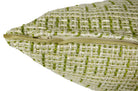 The Brochier Gru ブロシエ グル ベルベットパイピング ジャガードクッション(Aloe）45×30cm フェザー中材付 - HOUSE OF JAPAN Shop