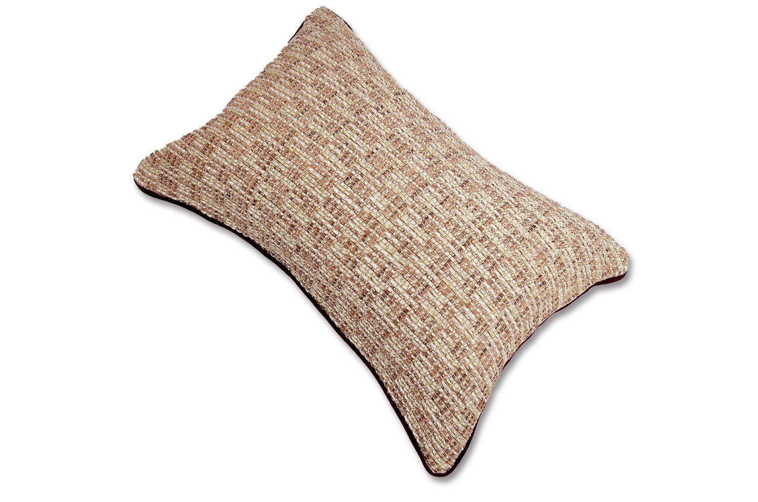 The Brochier Gru ブロシエ グル ベルベットパイピング ジャガードクッション(Blush）45×30cm フェザー中材付 - HOUSE OF JAPAN Shop