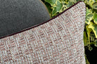 The Brochier Gru ブロシエ グル ベルベットパイピング ジャガードクッション(Blush）45×30cm フェザー中材付 - HOUSE OF JAPAN Shop