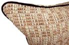 The Brochier Gru ブロシエ グル ベルベットパイピング ジャガードクッション(Blush）45×30cm フェザー中材付 - HOUSE OF JAPAN Shop