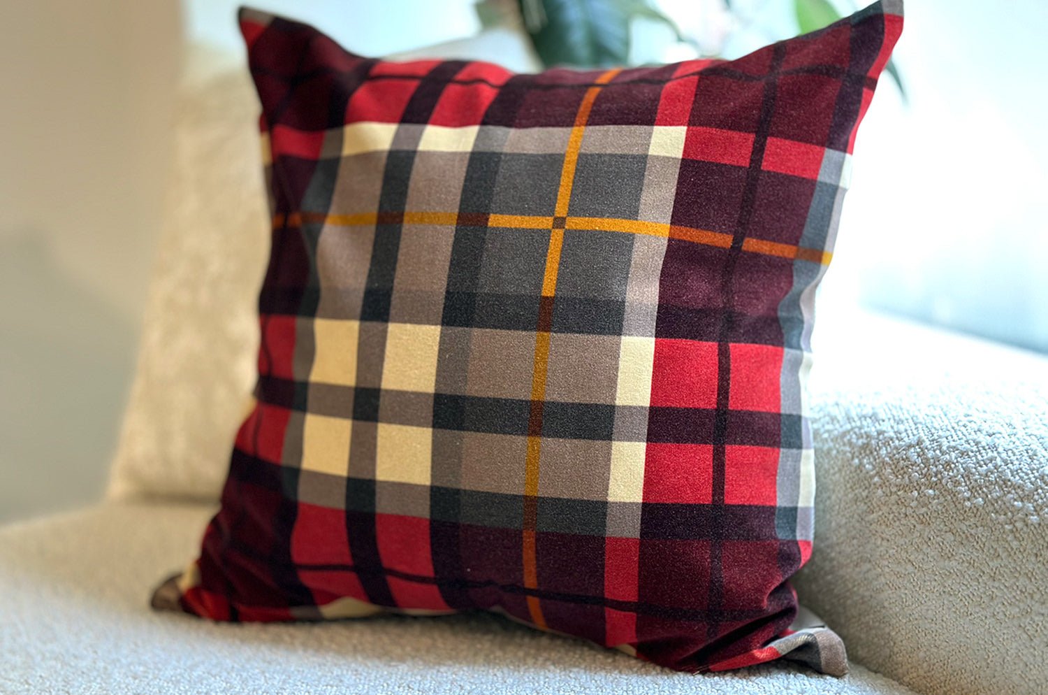 The Brochier TARTAN ブロシエ タータン クッションカバー 50×50cm - HOUSE OF JAPAN Shop