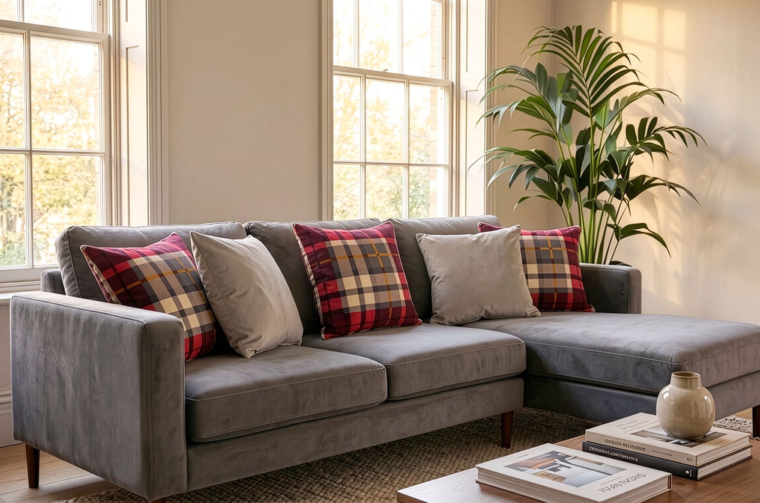 The Brochier TARTAN ブロシエ タータン クッションカバー 50×50cm - HOUSE OF JAPAN Shop